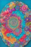 Placeholder: psychedelic mandala made out of flowers, feathers, ultra detailed, photorealistic, vivid colours, intricate details, in the style of Elspeth McLean, 32k