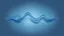 Placeholder: Logo, bioresonanz , 3 exakt gleiche abgerundete konstante parallele Sinus Wellen, blau, hellblau, dunkelblau, Hintergrund hellblau,