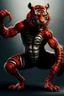 Placeholder: A picture of a tiger in the form of a spiderman, a professional, high JPEG image