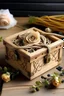 Placeholder: Romantic style wood Box