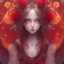 Placeholder: fiery red, anime, fairy queen,tears, majestic, ominous, fire, roses, intricate, masterpiece, expert, insanely detailed, 4k resolution, retroanime style, cute big circular reflective eyes, cinematic smooth, intricate detail , soft smooth lighting, soft pastel colors, painted Rena