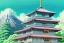 Placeholder: Japanese Pagoda, with anda indigo castle，full of details, matte painting, concept art, smooth, bright sunshine，soft light atmosphere, blender unreal engine，light effect，rtx on，vaporwave colorful, artstation, concept art, smooth, extremely sharp detail, finely tuned detail, ultra high definition, 8 k, unreal engine 5, ultra sharp focus,cherry blossom trees, illustration, magic ambient,