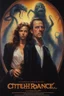 Placeholder: Dramatic matte oil painting, movie poster for "MY CTHUHLU ROMANCE", modern Movie Poster style of Drew Struzan, Eldritch Rom-com, masterpiece of art portrait, techniques used: sfumato, sinister romance, Gallows humor, complex contrast, dynamic composition