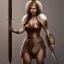 Placeholder: leonidas as a cute female gladiator in elevator