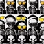 Placeholder: skeleton whit cool sunglasses, GG emotes, sprite sheet