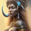 Placeholder: ssango fantasy, fantasy magic, intricate, sharp focus, illustration, highly detailed, digital painting, concept art, matte, artgerm and paul lewin and kehinde wiley, masterpiece silver elephant head bronze Asian African girl nice breast Afo hair turquoise sun rain waves