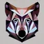 Placeholder: Geometric wolf