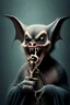 Placeholder: bat holding a key in mouth