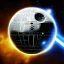 Placeholder: embossed Star Wars death star Logo