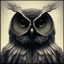 Placeholder: a owl, realistic, made in octane, cinematic, ultra-realistic, extremely detailed octane rendering, 8K, VRAY Super Real ar 2:3, dof photorealistic futuristic 50mm lens hard lighting dark gray tintype photograph, realistic lighting, sepia color