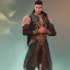 Placeholder: beautiful fantasy ethnic clothing, friendly male princr with lean muscles, strong jawline, full big lips, short hair, happy slight cute smile,