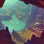 Placeholder: stylized,canyon,scifi,dungeons map,futuristic,roboquest,top view