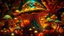 Placeholder: psychedeliC, PETER MAX STYLE, MUSHROOM, picture of a BEAUTIFUL,, , cinematic, highly detailed, 4k, deep colors, gold, fire,, metal,, ethereal, utopia , ARTIFICIAL INTELLIGENCE,,