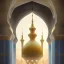 Placeholder: A magic door opening to a Giant mosque , high quality, high details , hd, hyper realistic, magic style ,