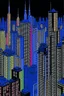 Placeholder: punisher sku;; CITY birds eye view aerial shot in the style of Hiroshi Nagai