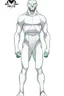 Placeholder: A new space creature from Ben 10 cartoon. Strong and graceful. From the White Tiger faction. Advanced hybrid metal golem. And the diamonds. He has a glowing green tattoo in the shape of old magic words