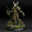 Placeholder: young human circle of the stars druid in scale armor