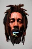 Placeholder: Bob Marley smoking joint