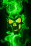 Placeholder: demonic skull in green fire