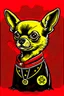 Placeholder: illustration of a chihuahua like communist