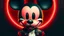 Placeholder: zombie mickey mouse hybrid, photorealism, movie screen capture, horror, sci-fi, retrofuturism,