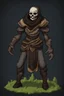 Placeholder: pixel undead soul sprite for pixel game in the medieval style side view idle animation. --ar 9:16