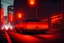 Placeholder: realistic, cinematic, sharp detail, urban, dark, red neon, night