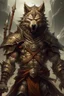 Placeholder: wolf god in war