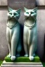 Placeholder: Sick unnatural looking cats. Extra legs, extra heads. Cementary in Vienna.