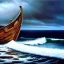 Placeholder: portrait of 'Viking Ship on rough seas',snow,vikings,ancient armor,painting by Earl Norem, simon Bisley,frazetta evan lee, Vallejo,kelly oil on canvas, cinematic composition, extreme detail,fit full head inside picture,8k