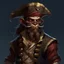 Placeholder: Pirate Human-Monkeyman DnD Digital Art