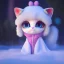 Placeholder: Cute fumo plush of a beautiful anthropomorphic princess cat girl wearing a puffy jacket in a winter wonderland; beautiful full volumetric lighting, cinematic illumination, brilliant coloring, smooth, sharp focus, crispy quality, vray; Pixar, Disney, Artstation; HD, HDR, SF, CGSociety, 16k, photorealistic, unreal engine