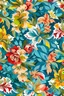 Placeholder: flowers floral pattern in the style of Pierre-Auguste Renoir