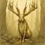 Placeholder: Jackalope dryad, By Jean Baptiste Monge