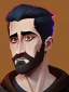 Placeholder: Portrait of a 30 year old strange gay wizard like Jake Gyllenhaal