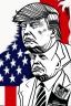 Placeholder: Donald Trump as a character from Tokyo Ghoul