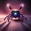 Placeholder: portrait painting of a steampunk robot spider, ultra realistic, intricate details, ultra highly detailed, shiny, smooth, studio quality, octane render, Surrealism, Triadic colour scheme,glow-stick, ambient lighting,nightclub lighting, polaroid, 100mm, --ar 1:1 --v4