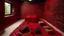 Placeholder: A room built around garbage worms featuring the use of vent tiles, beams, pot tiles, horsetails, and the color red.