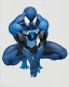 Placeholder: spider-man as DC blue lantern