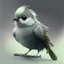 Placeholder: A cute Grey and green bird, avatar