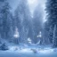 Placeholder: winter landscape, bells, ice, dreamy, science fiction