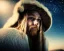 Placeholder: a sad and lonely viking looking up at the stars at night, hyper realistic, 8k, insane detail, atmospheric pastel background, crying eyes, big fur coat, long braided hair, sharp focus, soft background, dynamic lighting, viking helmet