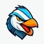 Placeholder: I need a Falco smile icon for my logo with 2 color