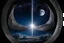 Placeholder: an (BIG perfect circe silver moon) on ((dark blue sky 1,2)) with nebula, stars, national geographic, nasa style