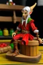 Placeholder: wood elf bartmaid red clothes