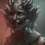 Placeholder:  demon woman bodybuilder, warpunk, fantasy, sharp focus, concept art, octane render, scary, 8 k