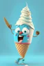 Placeholder: A cartoon character of an ice cream brand