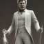 Placeholder: Greek white marble stature of harrison ford, full body, photo realistic, hight definition, 8k