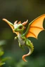 Placeholder: green female dragon cute adult flying emarled