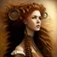 Placeholder: woman wheat hair steampunk style